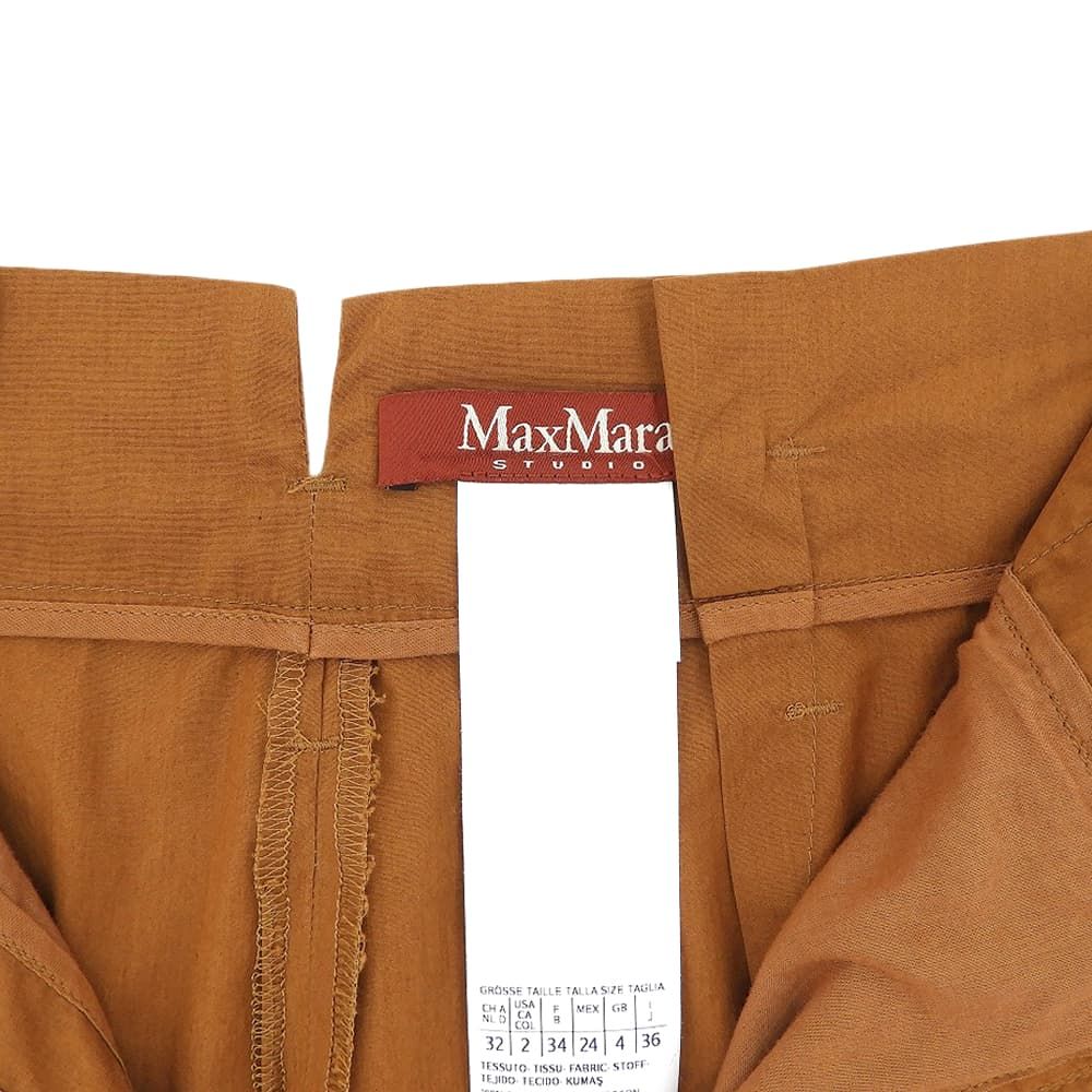 MAXMARA STUDIO マックスマーラスタジオ ベルト付きガウチョパンツ