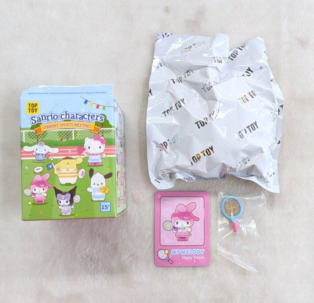 TOP TOY Sanrio Characters VIBRANT SPORTS MEETING My Melody Happy Tennis 2025