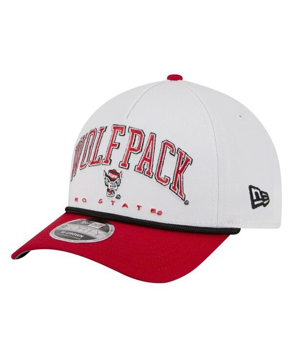 ニューエラ メンズ アクセサリー 帽子 New Era Mens WhiteRed NC State Wolfpack Arch TwoTone Rope 9FORTY AFrame MCrown A 8,266円