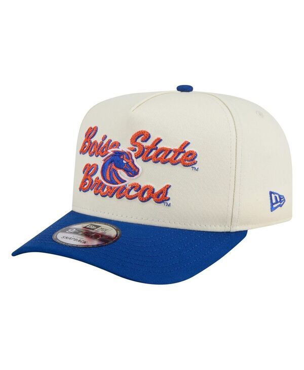 ニューエラ メンズ アクセサリー 帽子 ヴィンテージ New Era Mens CreamRoyal Boise State Broncos Vintage Chainstitch 9FIFTY AF