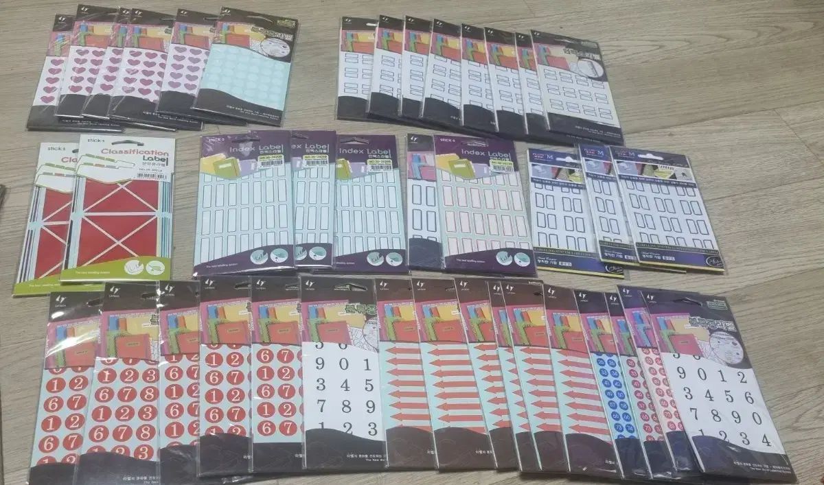 インデックスラベル ステッカー ウール コレクション (数字、矢印、ハート など) 5,993円