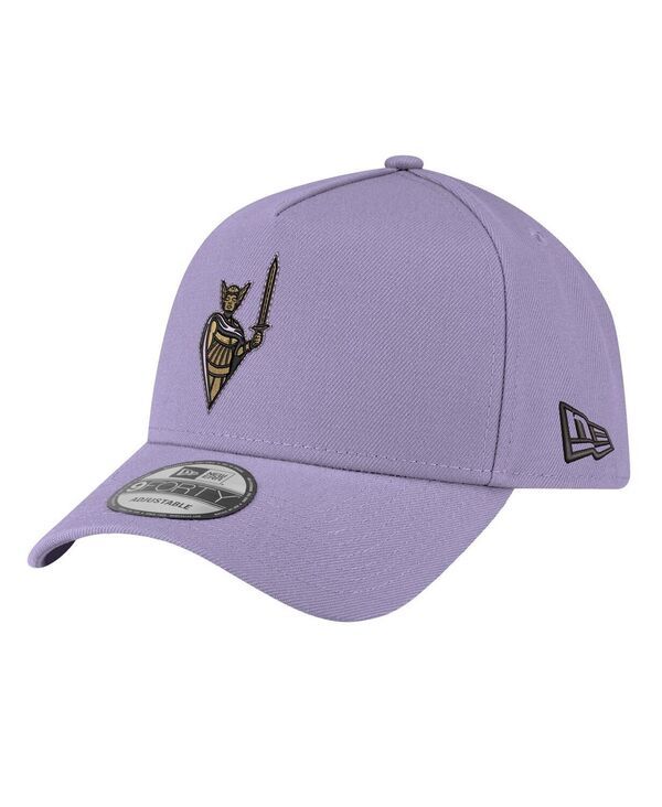ニューエラ メンズ アクセサリー 帽子 ロゴ New Era MensViolet Golden State Valkyries Core Logo AFrame 9FORTY Adjustable 7,336円