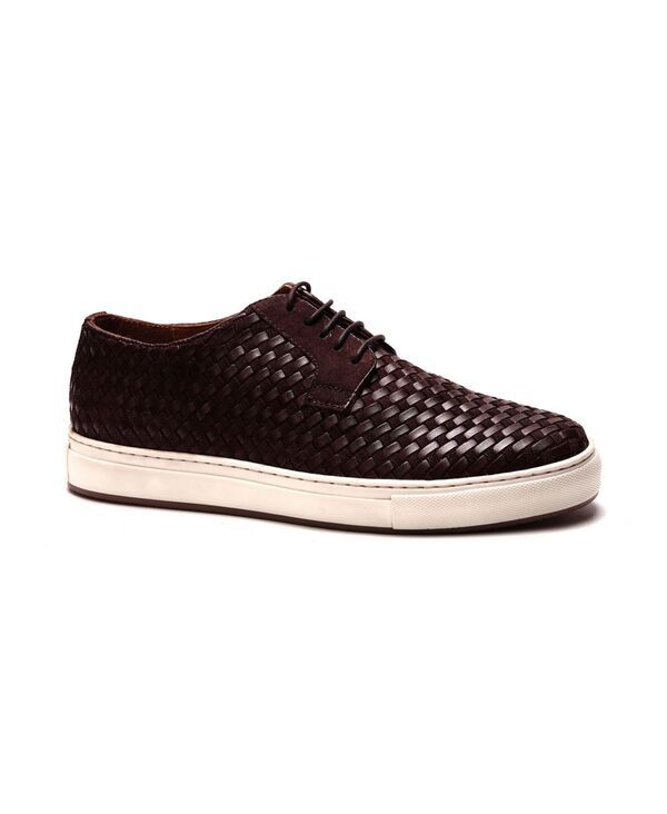 カルロスサンタナ メンズ シューズ スニーカー Carlos by Carlos Santana Mens Orbit Weave Sneakers Dark brown suede ブラウン 57,800円