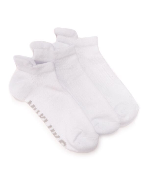 ムクルクス レディース アンダーウェア 靴下 ナイロン アンクル MUK LUKS Womens 3 Pack Nylon Compression Ankle Socks One White ホワイト 7,015円