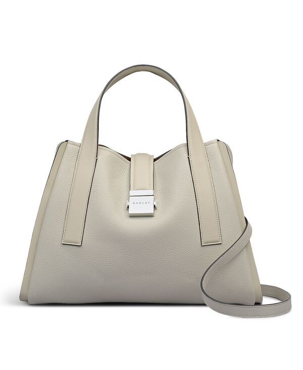 ラドリー ロンドン レディース バッグ Radley London Sloane Mews Medium Ziptop Grabag Snow