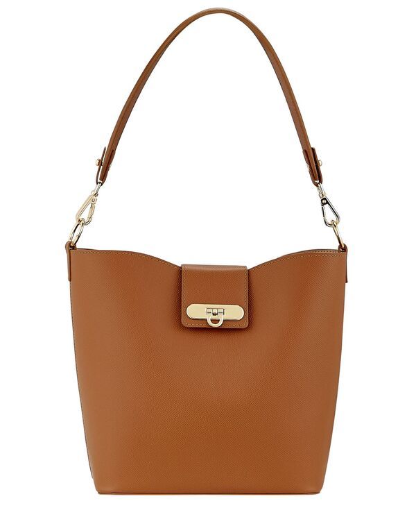 ギギニューヨーク レディース バッグ レザー GiGi New York Isabel French Calfskin Leather Bucket Bag Tan タン