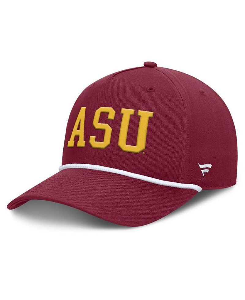 ファナティクス メンズ アクセサリー 帽子 Fanatics Mens Maroon Arizona State Sun Devils Foul Ball Rope Adjustable Hat Ma