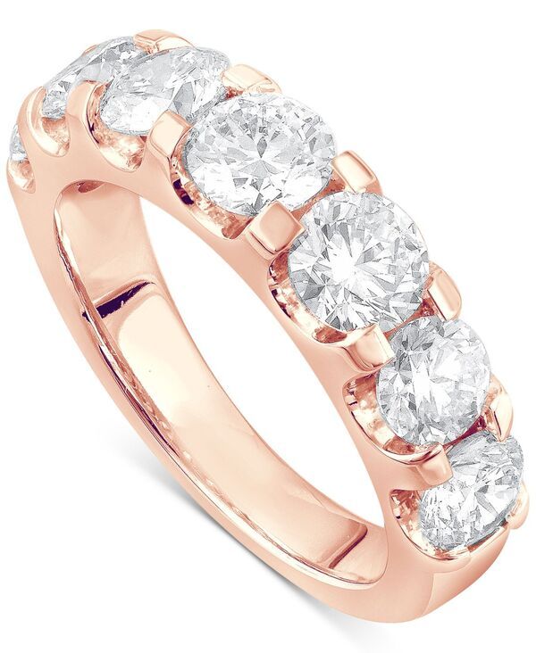 バッジェリーミシュカ レディース アクセサリー リング Badgley Mischka Certified Lab Grown Diamond Band 3 ctw in 14k Rose Gold 567,920円