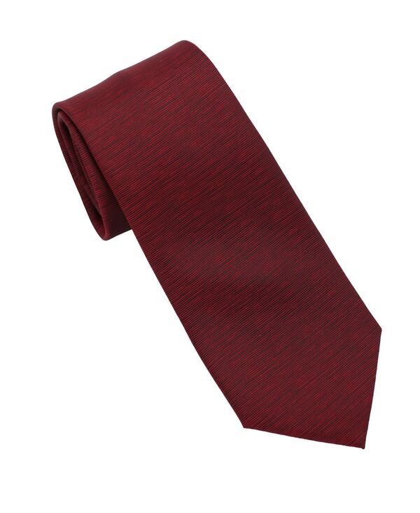 ダナ キャラン ニューヨーク メンズ アクセサリー ネクタイ DKNY Men slim Textured Solid Neck Tie Red レッド