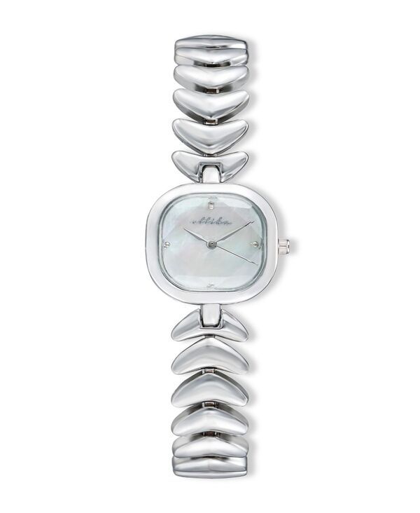 エティカ レディース アクセサリー 腕時計 ETTIKA Metal Moderna Silver Plated Bracelet Watch 80mm Silver シルバー