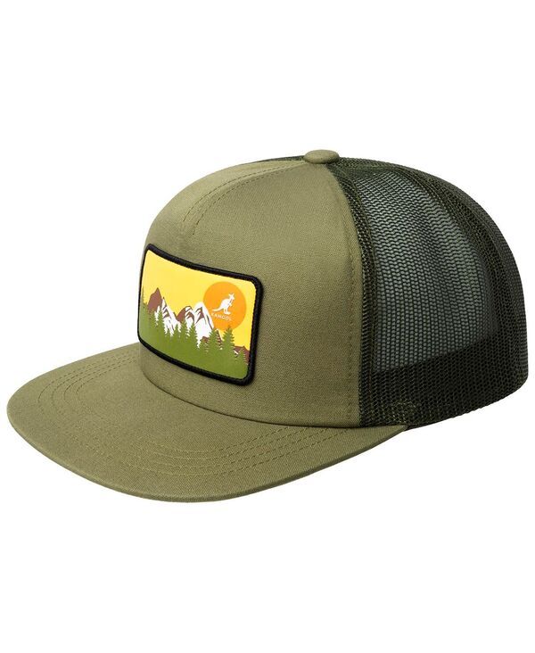 カンゴール メンズ アクセサリー 帽子 キャップ Kangol Mens Outdoor Patch Trucker Baseball Sport Caps Olive オリーブ