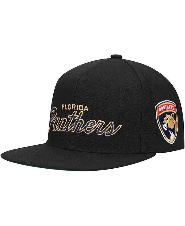 ミッチェルネス メンズ アクセサリー 帽子 Mitchell Ness Mitchell Ness Mens Florida Panthers Core Team Script 20 Snapback