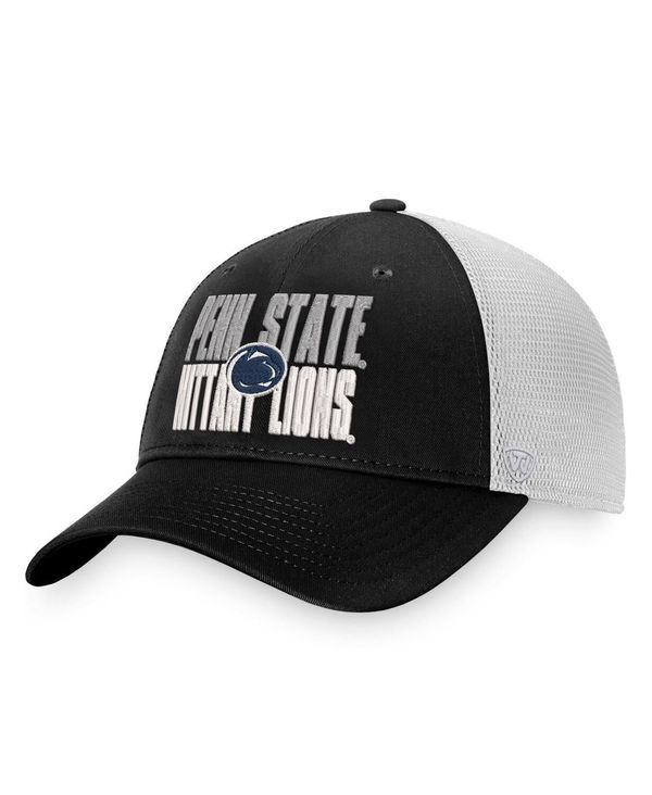 トップオブザワールド メンズ アクセサリー 帽子 Top of the World Mens Black White Penn State Nittany Lions Stockpile Trucke 8,725円
