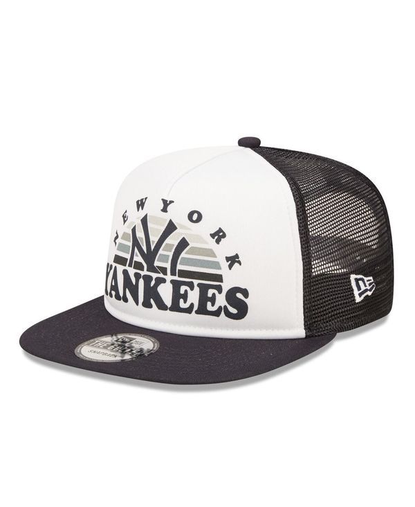 ニューエラ メンズ アクセサリー 帽子 New Era Mens White Navy New York Yankees Gradient Golfer 9Fifty Snapback Hat Whi