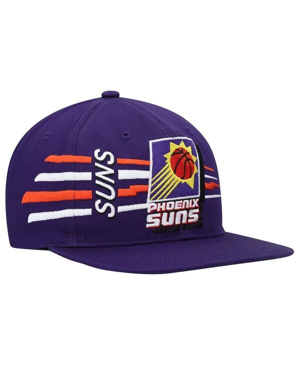 ミッチェルネス メンズ アクセサリー 帽子 Mitchell Ness Mens Purple Phoenix Suns Hardwood Classics Retro Bolt Deadstock