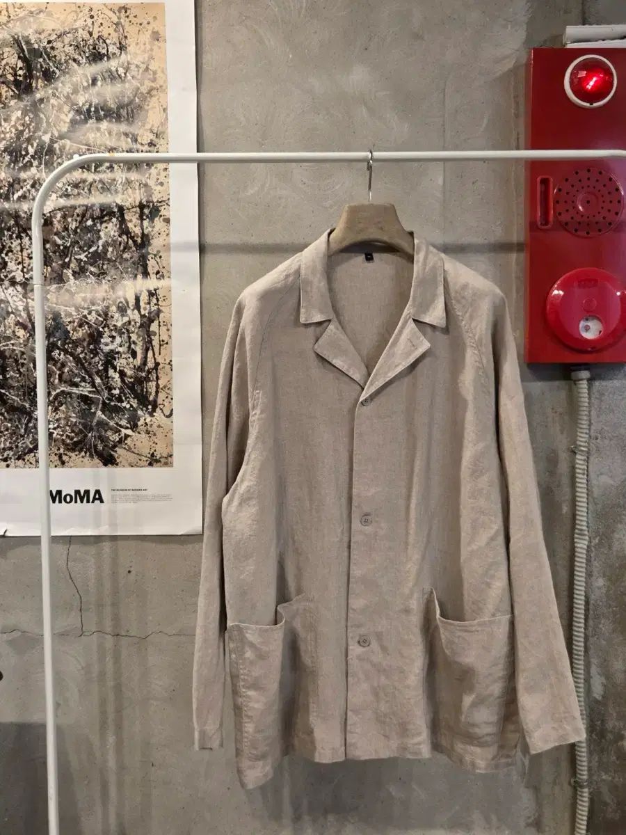 無印良品 MUJI リネン ジャケット メンズ100-105
