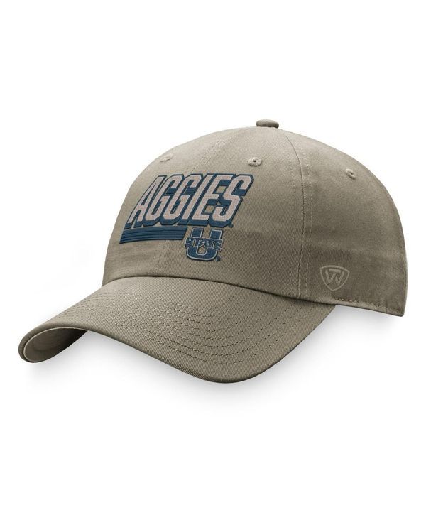 トップオブザワールド メンズ アクセサリー 帽子 Top of the World Mens Khaki Utah State Aggies Slice Adjustable Hat Khaki カー 7,784円