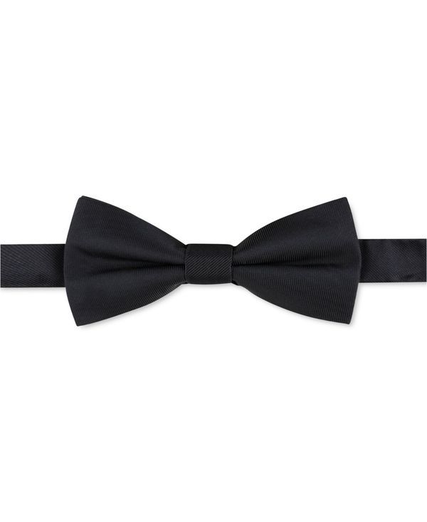 カルバンクライン メンズ アクセサリー ネクタイ Calvin Klein Mens Unison Solid SelfTie Bow Tie Black ブラック