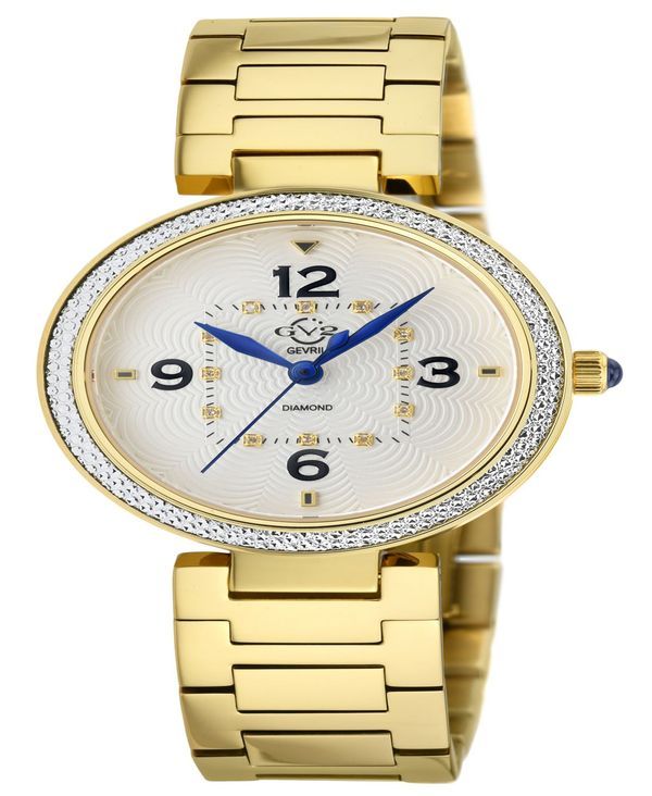 ジェビル レディース アクセサリー 腕時計 Tシャツ Gevril Womens Piemonte Swiss Quartz GoldTone Stainless Steel Bracelet Wat