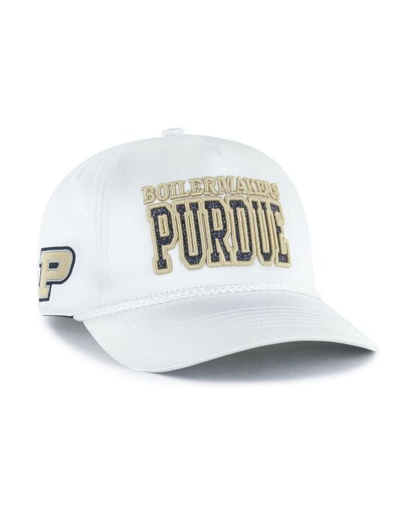 47 ブランド レディース アクセサリー 帽子 47 Brand Womens White Purdue Boilermakers Outspoken Hitch Adjustable Hat Whi