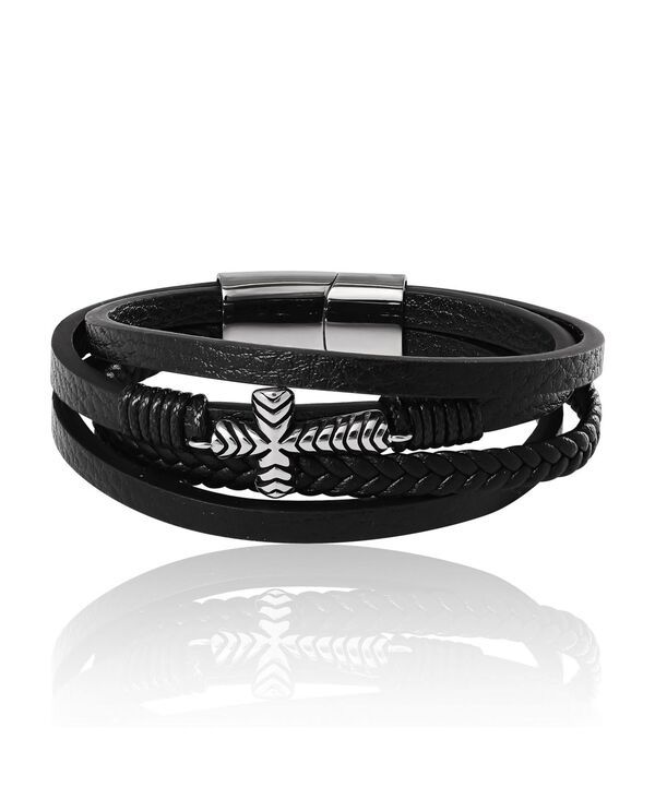 ラッキーブランド レディース アクセサリー ブレスレット・バングル・アンクレット Lucky Brand 4 Row Cross Bracelet Black ブラック 10,765円