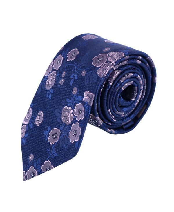 トラファルガー メンズ アクセサリー ネクタイ シルク TRAFALGAR Florian Silk Novelty Necktie Blue and pink ブルー