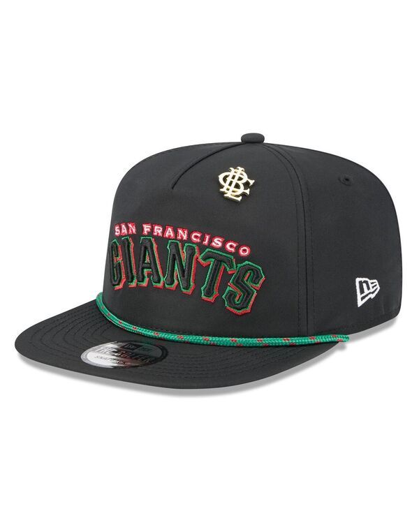 ニューエラ メンズ アクセサリー 帽子 New Era Mens Black San Francisco Giants 2025 Big League Chew Golfer Snapback Hat