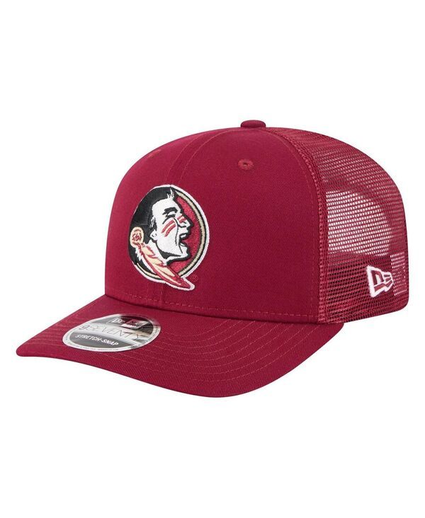ニューエラ メンズ アクセサリー 帽子 New Era Mens Garnet Florida State Seminoles Primary 9SEVENTY Trucker StretchSnap