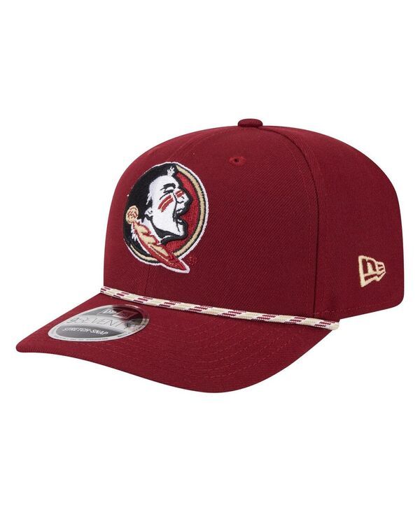 ニューエラ メンズ アクセサリー 帽子 New Era Mens Garnet Florida State Seminoles Game Day MultiRope 9SEVENTY StretchS