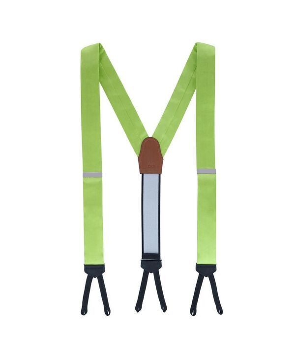 トラファルガー メンズ アクセサリー ベルト シルク TRAFALGAR Mens Sutton Solid Color Silk Formal End Suspenders Light green 25,012円