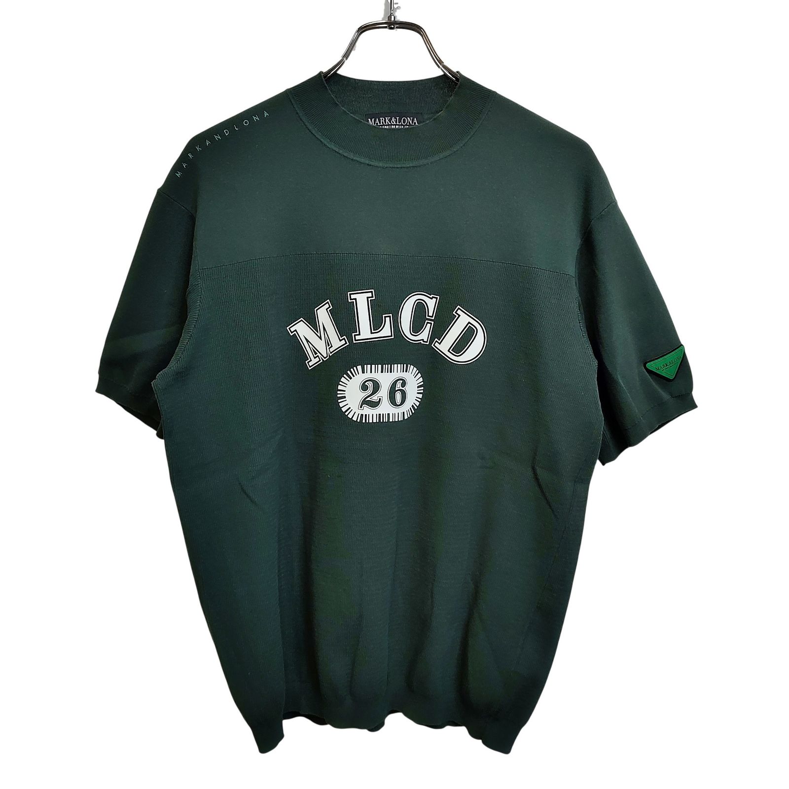 MARK&LONA マークアンドロナ ゴルフ 26SS CDKT | MEN CODEモックニットプルオーバー リブ メッシュ スポーティー ニット MCM-6A-AB54 48 グリーン メンズ 15,015円