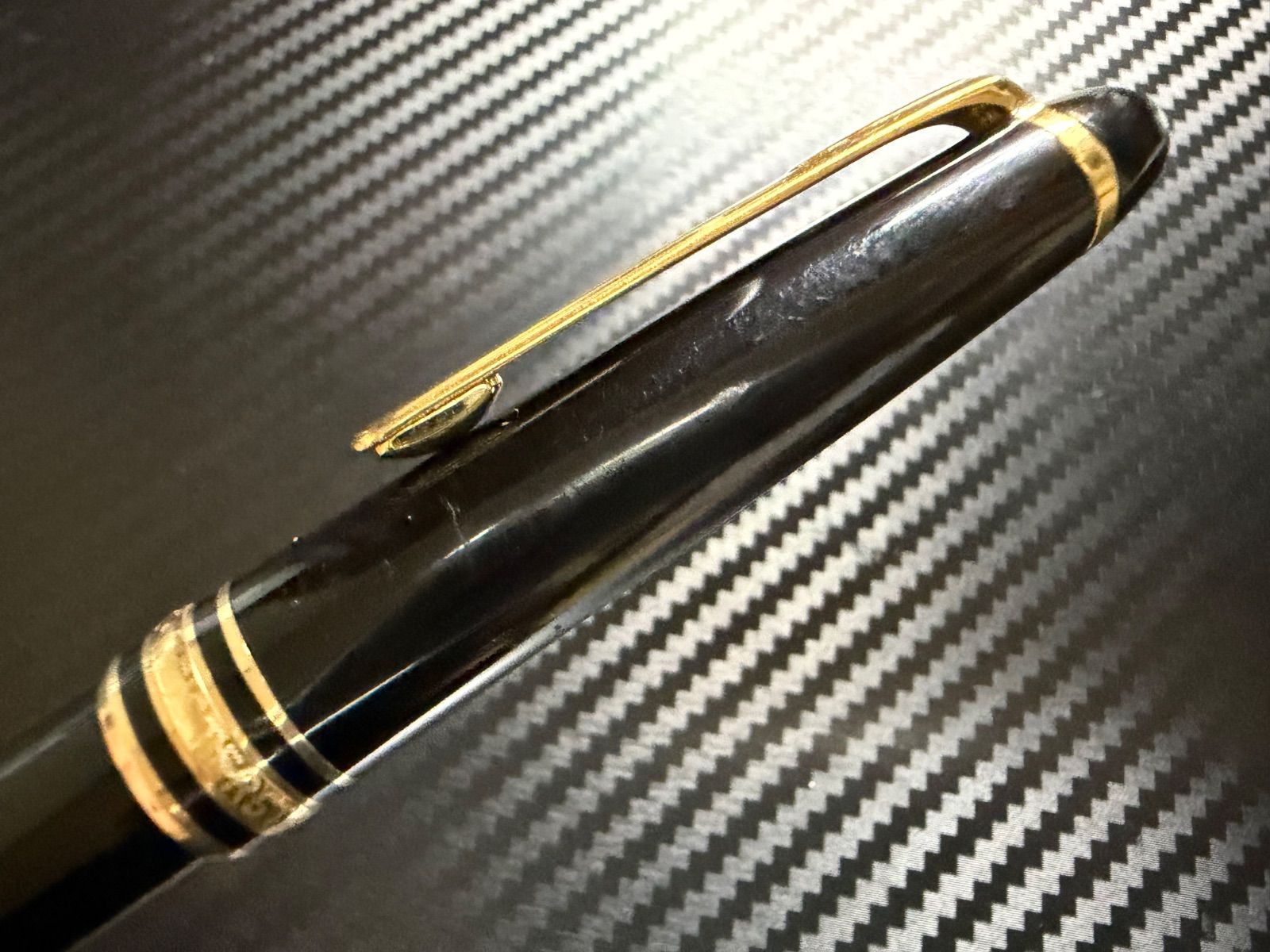 極美品 モンブラン montblanc マイスターシュテュック 164 ブラック