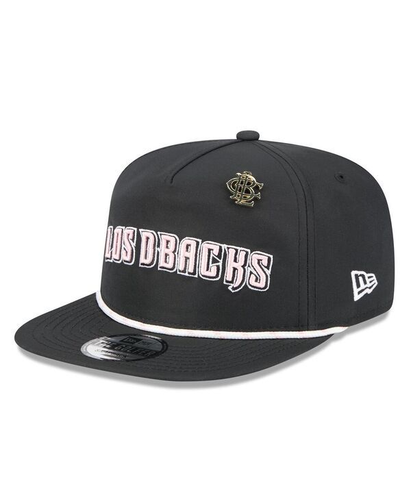 ニューエラ メンズ アクセサリー 帽子 New Era Mens Black Arizona Diamondbacks 2025 Big League Chew Golfer Snapback Hat