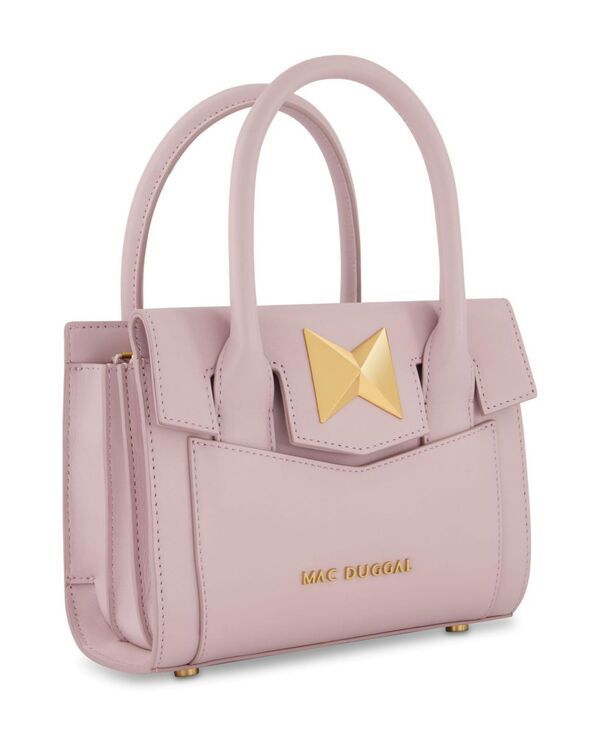 マックダガル レディース バッグ トートバッグ レザー Mac Duggal Gold Plated Hardware Small Leather Tote Bag Wisteria ゴールド