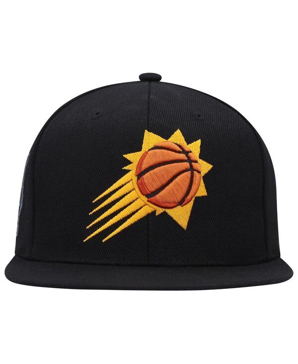 ミッチェルネス メンズ アクセサリー 帽子 Mitchell Ness Mens Black Phoenix Suns Side Core 20 Snapback Hat Black ブラック ミッチェルネス メンズ アクセサリー 帽子 Mitchell Ness Mens Black Phoenix Suns Side Core 20 Snapback Hat Black ブラック