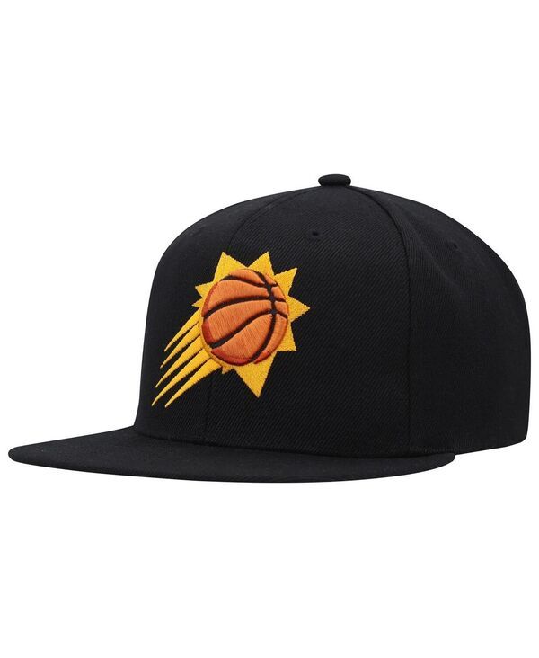 ミッチェルネス メンズ アクセサリー 帽子 Mitchell Ness Mens Black Phoenix Suns Side Core 20 Snapback Hat Black ブラック ミッチェルネス メンズ アクセサリー 帽子 Mitchell Ness Mens Black Phoenix Suns Side Core 20 Snapback Hat Black ブラック