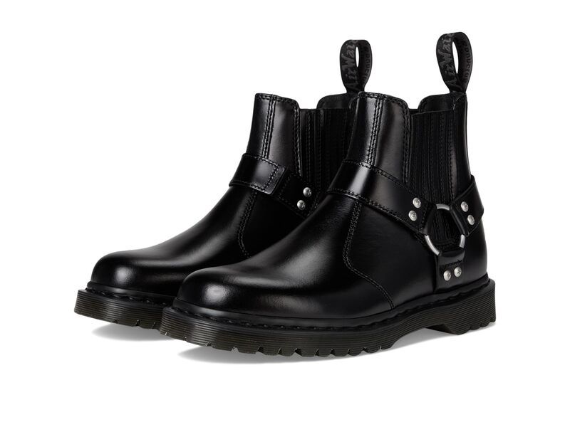 ドクターマーチン メンズ シューズ ブーツ・レインブーツ Dr Martens 2976 Harness Black ブラック
