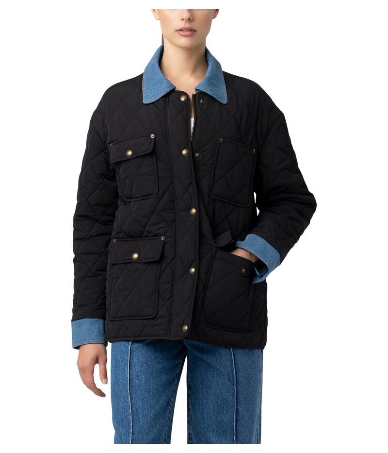 ブランクニューヨーク レディース アウター コート キルティング ジャケット Blank NYC Quilted Jacket Barn Charm
