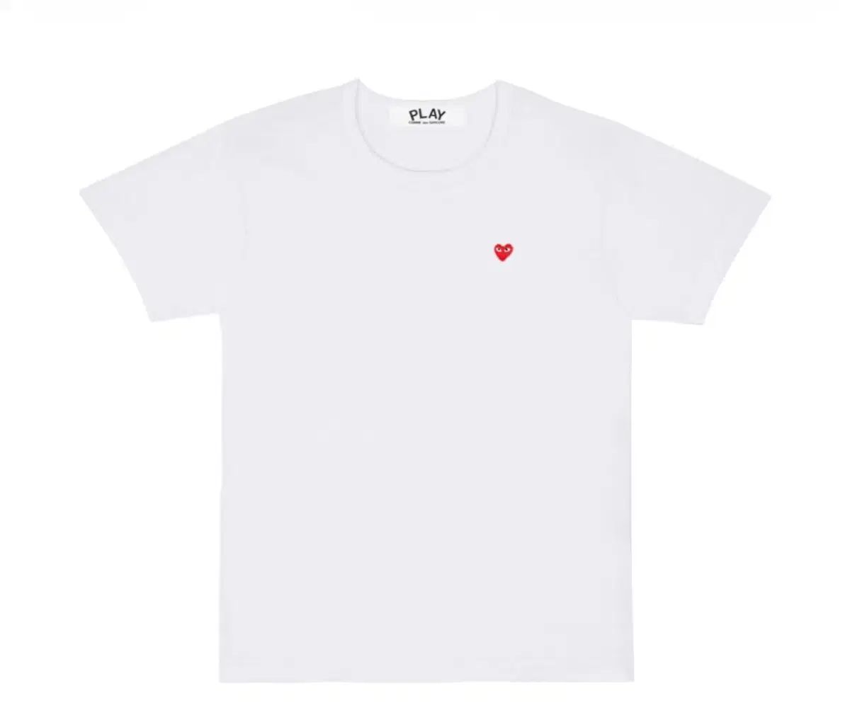 コム・デ・ギャルソン PLAY 半袖 Tシャツ 白 レッド ハート 8,036円