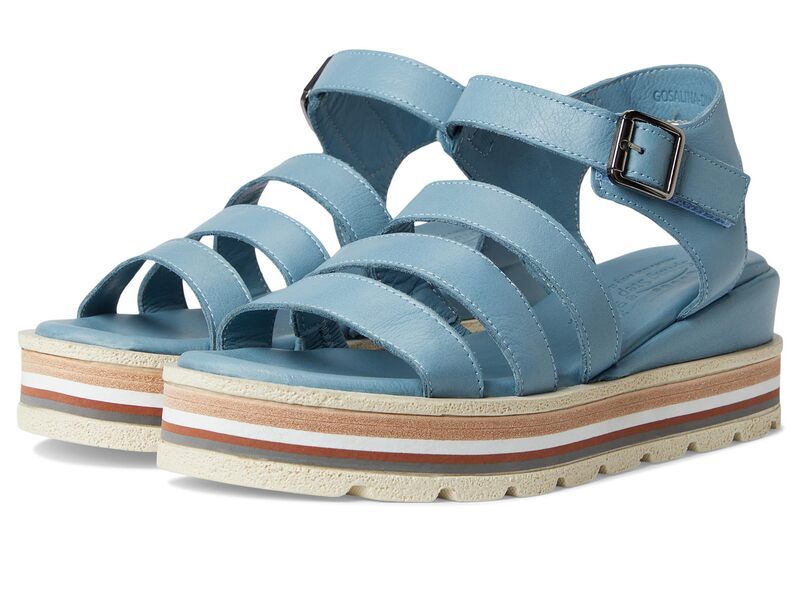 スプリングステップ レディース シューズ サンダル Spring Step Gosalina Denim Blue デニム