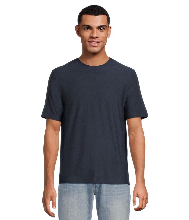 ビヨンドヨガ メンズ トップス シャツ Beyond Yogalways Beyond Crew Tee 20 Nocturnal Navy ネイビー