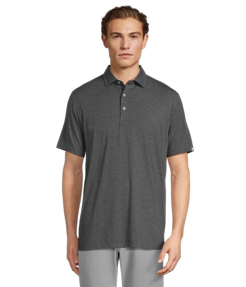 タスクパフォーマンス メンズ トップス シャツ ポロシャツ tasc Performance Cloud Polo Black Heather ブラック