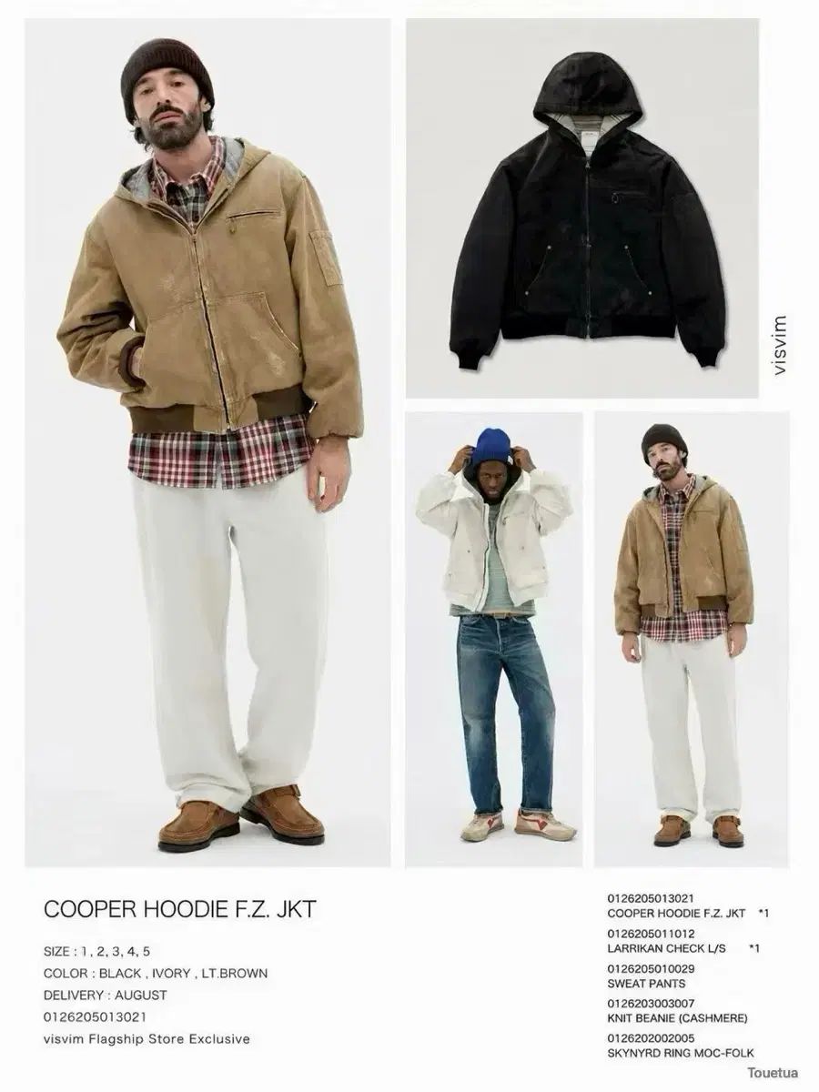 (4) visvim 26aw cooper hoodie fz jkt 残金