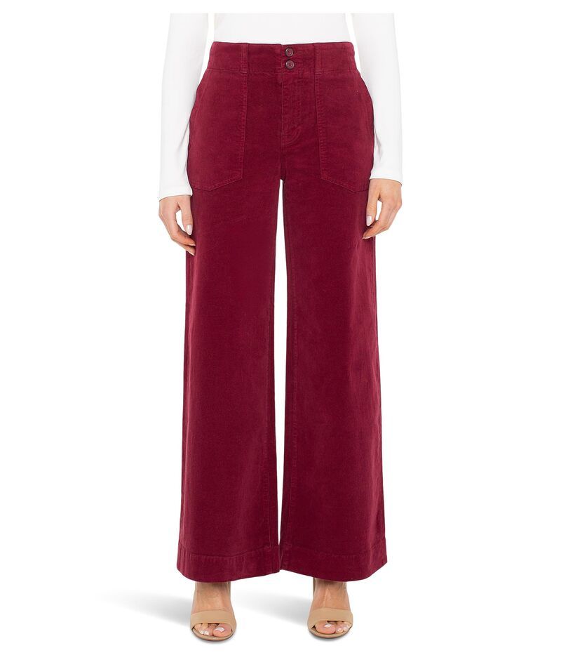 リヴァプール ロサンゼルス レディース ボトムス カジュアルパンツ ワイドレッグ Liverpool Los Angeles Utility Pocket Wide Leg Pants Caberne 12,980円