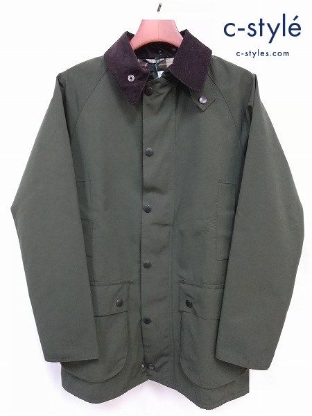 [未使用品] Barbour バブアー ジャケット 38 カーキ SL BEAUFORT ノンワックス スリム ビューフォート ジャケット | ★ E584 未使用品] Barbour バブアー ジャケット 38 カーキ SL BEAUFORT ノン