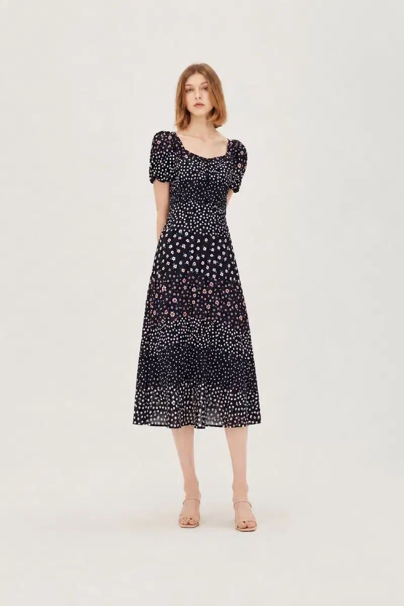 シスレー フローラル ロング ワンピース