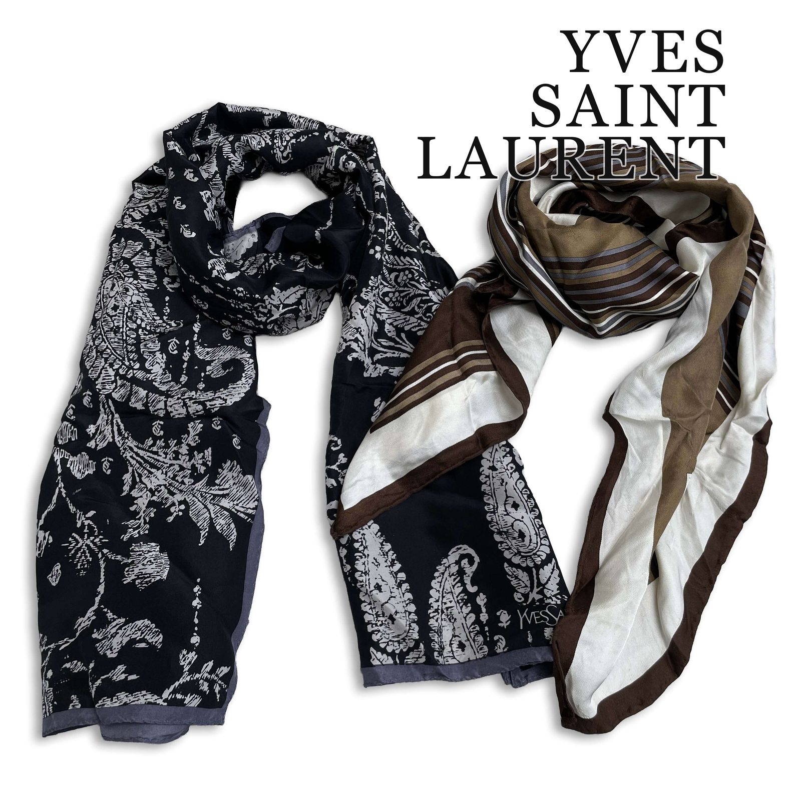 2枚セット☆ YVES SAINT LAURENT イヴサンローラン 通年 高級