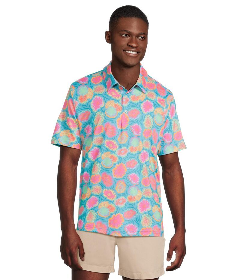チャビーズ メンズ トップス シャツ ポロシャツ Chubbies The Hippy Dippy Performance Polo Bright Blue ブルー 20,480円