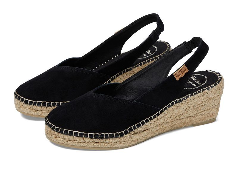 トニーポンズ レディース シューズ ヒール Toni Pons BettyA Black Suede ブラック