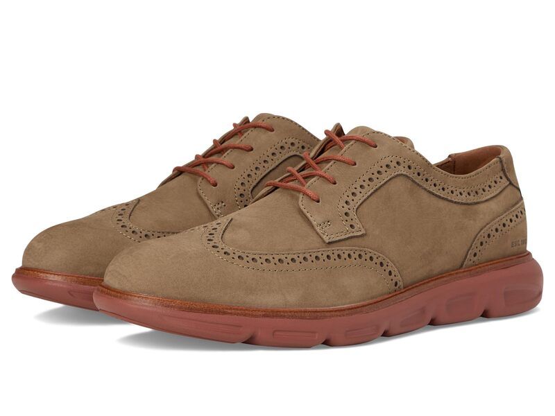 ジョンストンアンドマーフィー メンズ シューズ オックスフォード ウィングチップ Johnston Murphy Larkin Wingtip Taupe Nubuck トープ